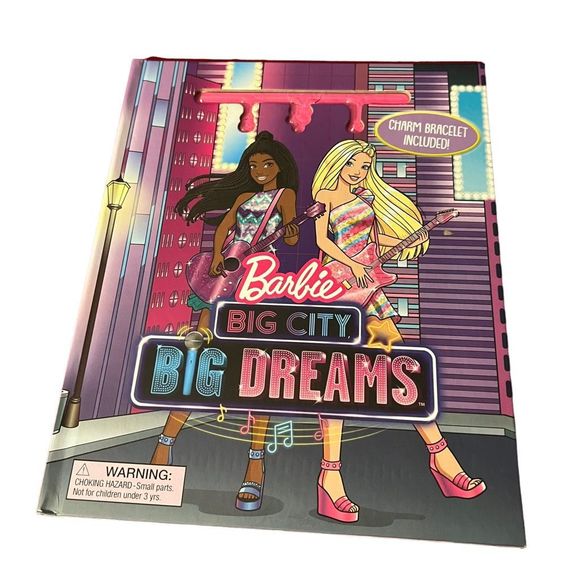 Barbie Big City Dreams No Charm Bracelet‎ Great Condition Hardcover Kids Book - Picture 1 of 6